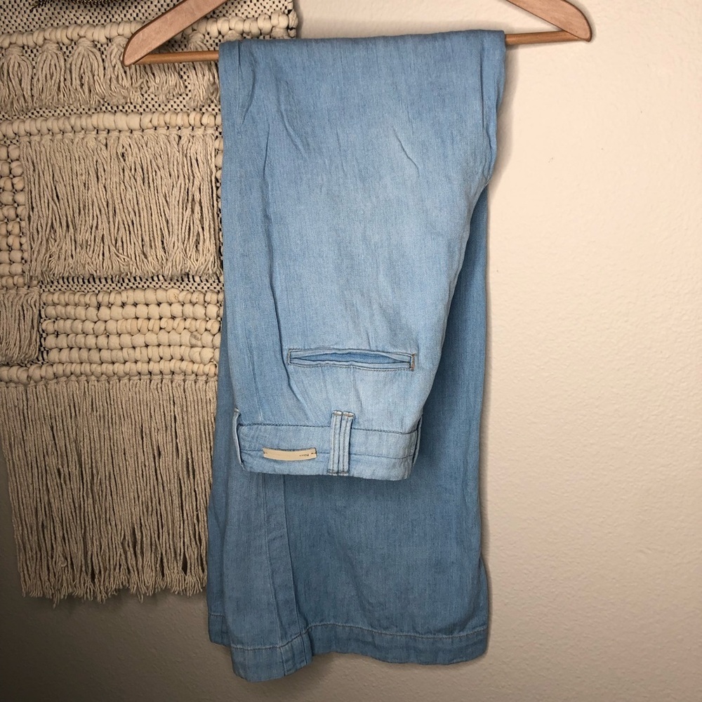Anthro Pilcro and the Letterpress Wide Leg Jeans